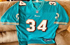 Ricky Williams Dolphins NFL Pro Line aqua XL jersey NEW - AutographsForSale.com