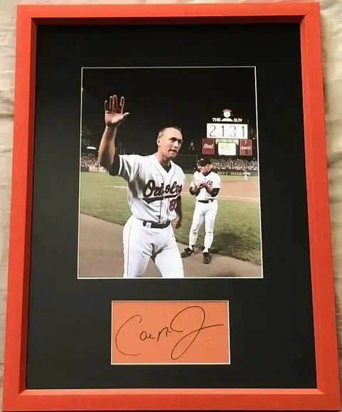 Cal Ripken autograph framed Orioles 2131 Consecutive Game 8x10 photo JSA - AutographsForSale.com