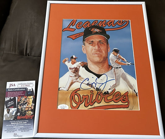 Cal Ripken Signed Orioles 1991 Legends Magazine Cover Framed JSA - AutographsForSale.com