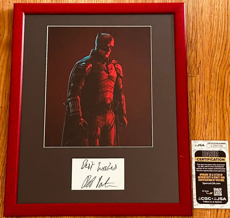 RobertPattinsonBatmanFramed - AutographsForSale.com