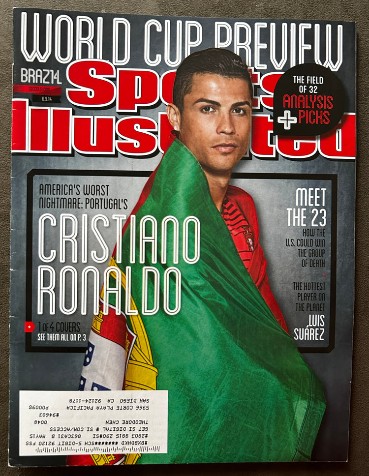 Cristiano Ronaldo 2014 World Cup Sports Illustrated First Cover