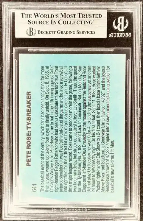 RoseTyBreaker2 - AutographsForSale.com
