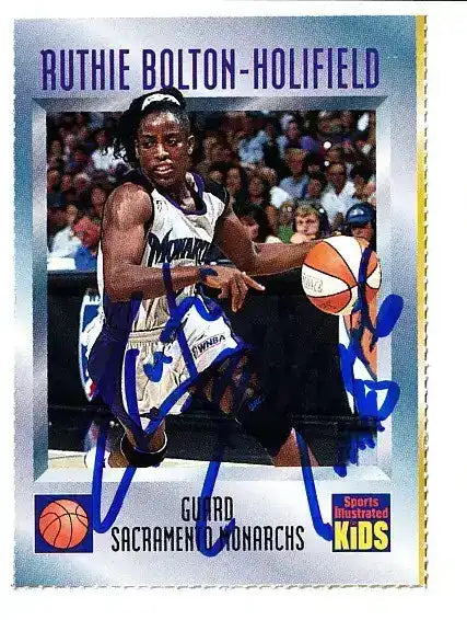 Ruthie-Bolton-autographed-SI-for-Kids-card - AutographsForSale.com