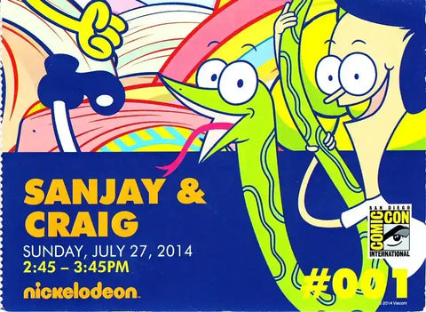 SanjayAndCraigTicket - AutographsForSale.com