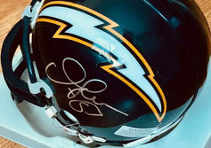 Junior Seau autographed San Diego Chargers mini helmet JSA - AutographsForSale.com