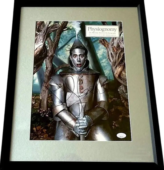 Jerry Seinfeld autographed Physiognomy book cover framed JSA - AutographsForSale.com