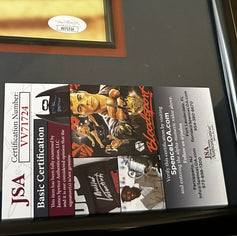 John Smoltz dual signed Braves 1996 program cover & photo framed JSA - AutographsForSale.com