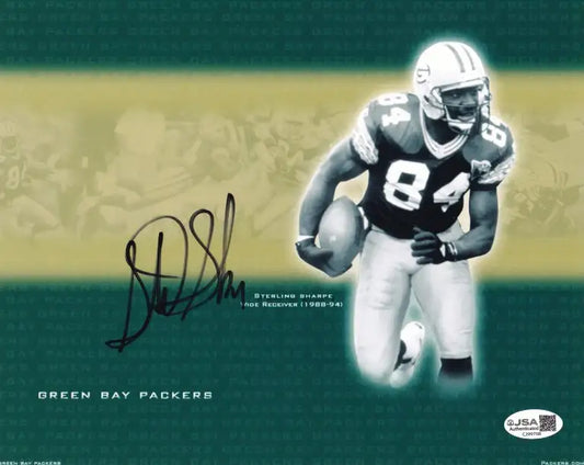 Sterling Sharpe signed Green Bay Packers 8x10 photo JSA - AutographsForSale.com