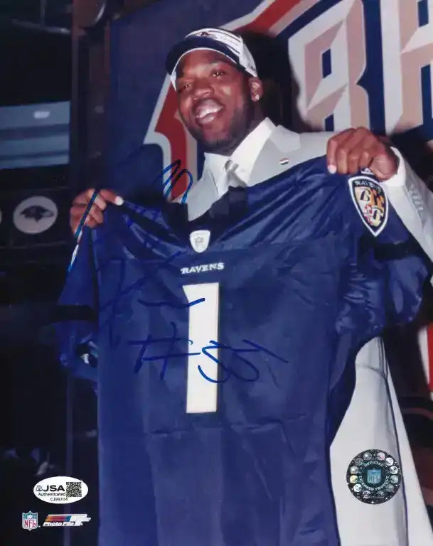 TerrellSuggs8x10JSA - AutographsForSale.com