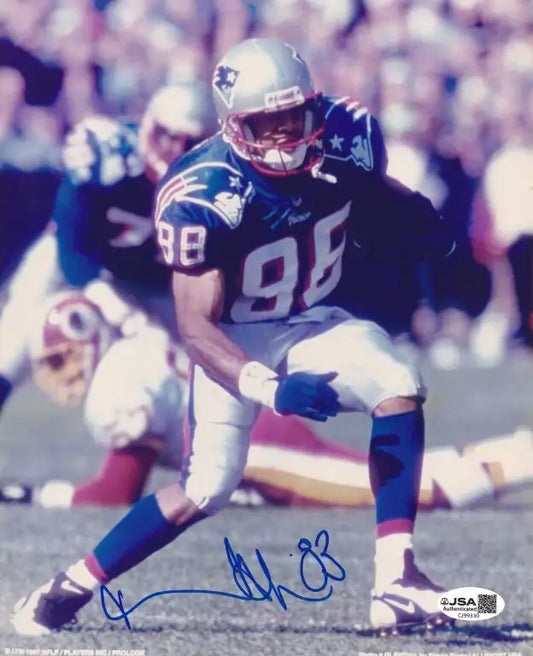 Terry Glenn autographed New England Patriots 8x10 photo JSA - AutographsForSale.com