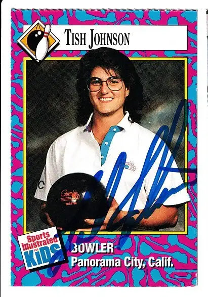 Tish Johnson signed 1993 Sports Illustrated for Kids bowling card - AutographsForSale.com