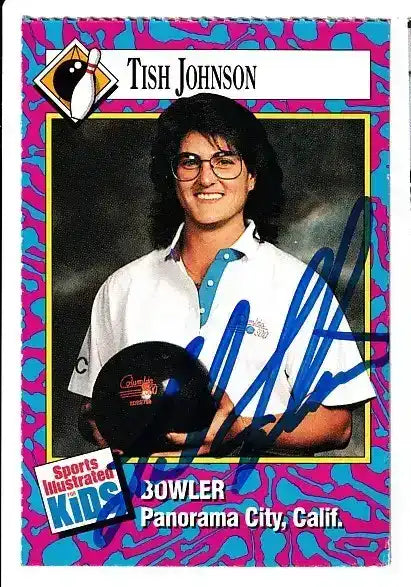 Tish-Johnson-autographed-SI-for-Kids-card - AutographsForSale.com