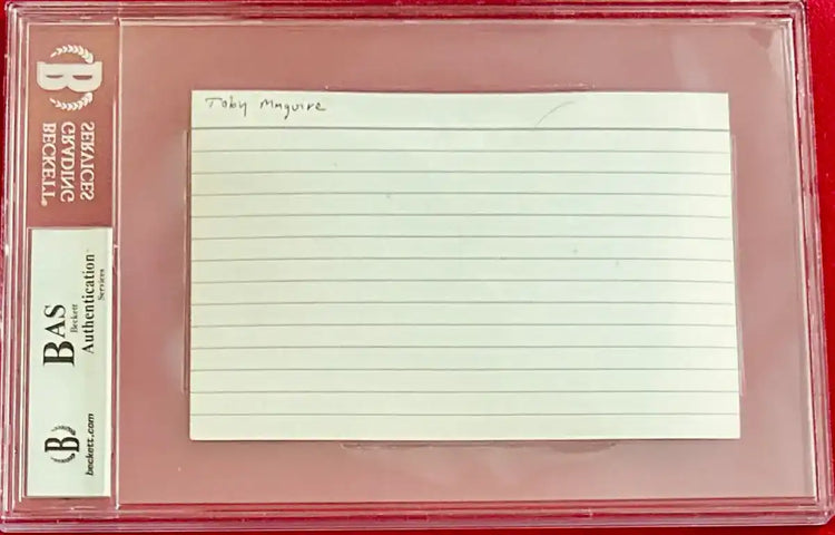 TobeyMaguireIndexBAS2 - AutographsForSale.com