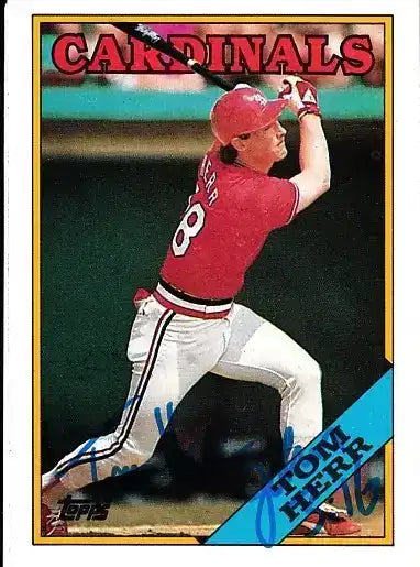 TomHerr1988Topps - AutographsForSale.com