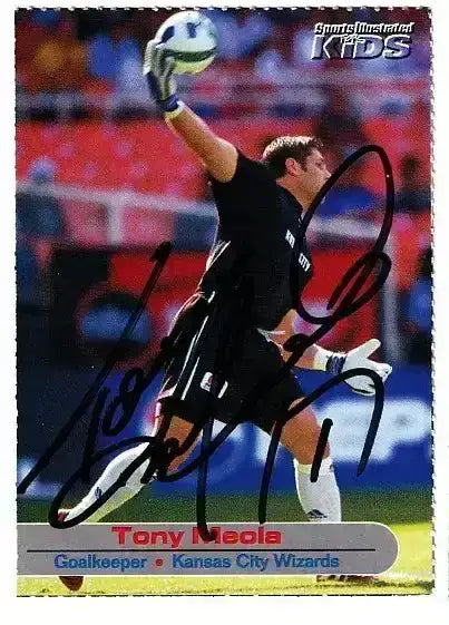 Tony-Meola-autographed-SI-for-Kids-card - AutographsForSale.com