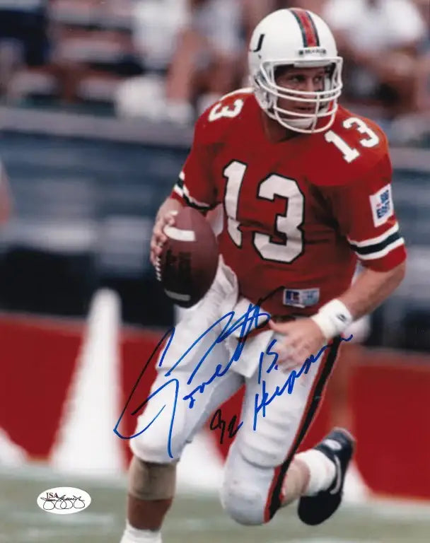 Gino Torretta autographed Miami Hurricanes 8x10 photo JSA - AutographsForSale.com