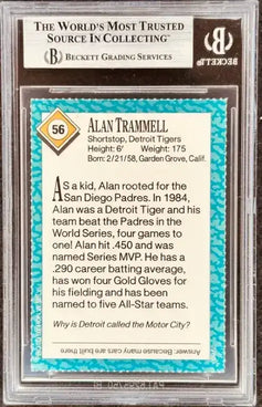 Alan Trammell autographed Detroit Tigers 1989 Sports Illustrated for Kids card BAS - AutographsForSale.com