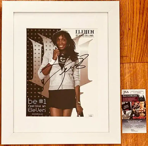 VenusWilliamsFramedJSA - AutographsForSale.com