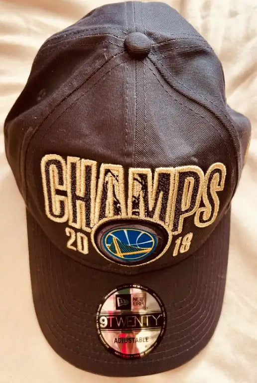 Golden State Warriors 2018 NBA Champions New Era cap or hat - AutographsForSale.com