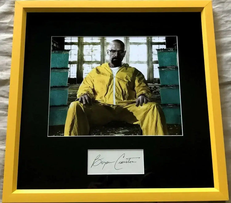 Bryan Cranston autograph custom framed with Breaking Bad 8x10 photo JSA - AutographsForSale.com