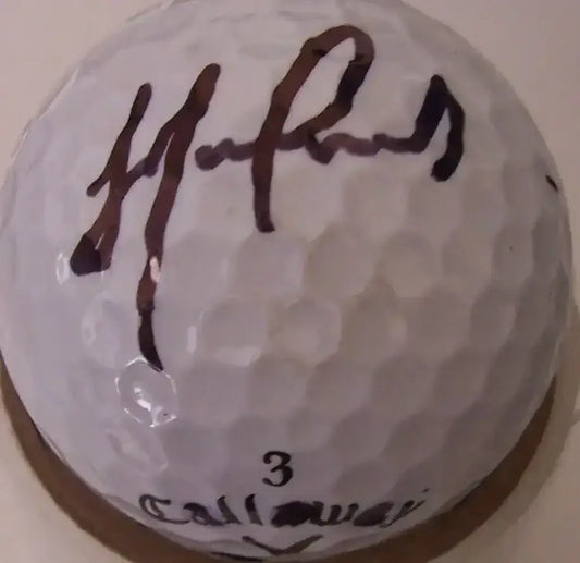 Trevor Immelman signed 2012 Humana Challenge tournament Used Callaway golf ball - AutographsForSale.com