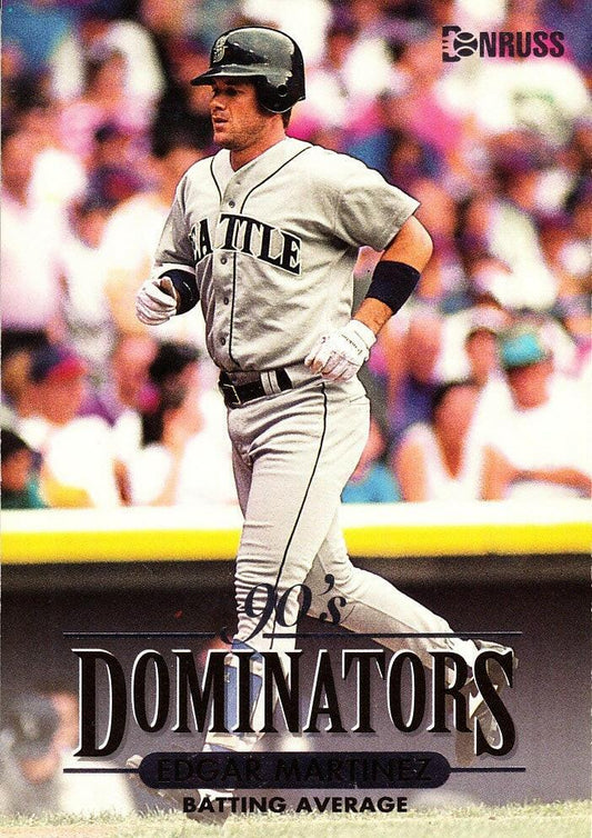Edgar Martinez Mariners 1994 Donruss Dominators jumbo card /10000 - AutographsForSale.com