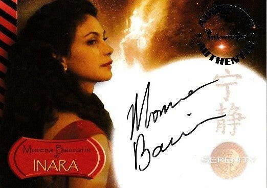 Morena Baccarin certified autograph Serenity (Firefly) 2005 Inkworks card A6 - AutographsForSale.com