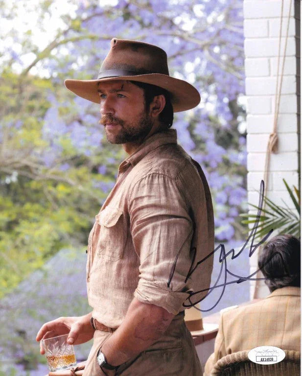 Brandon Sklenar signed 1923 Yellowstone 8x10 Spencer Dutton photo JSA - AutographsForSale.com