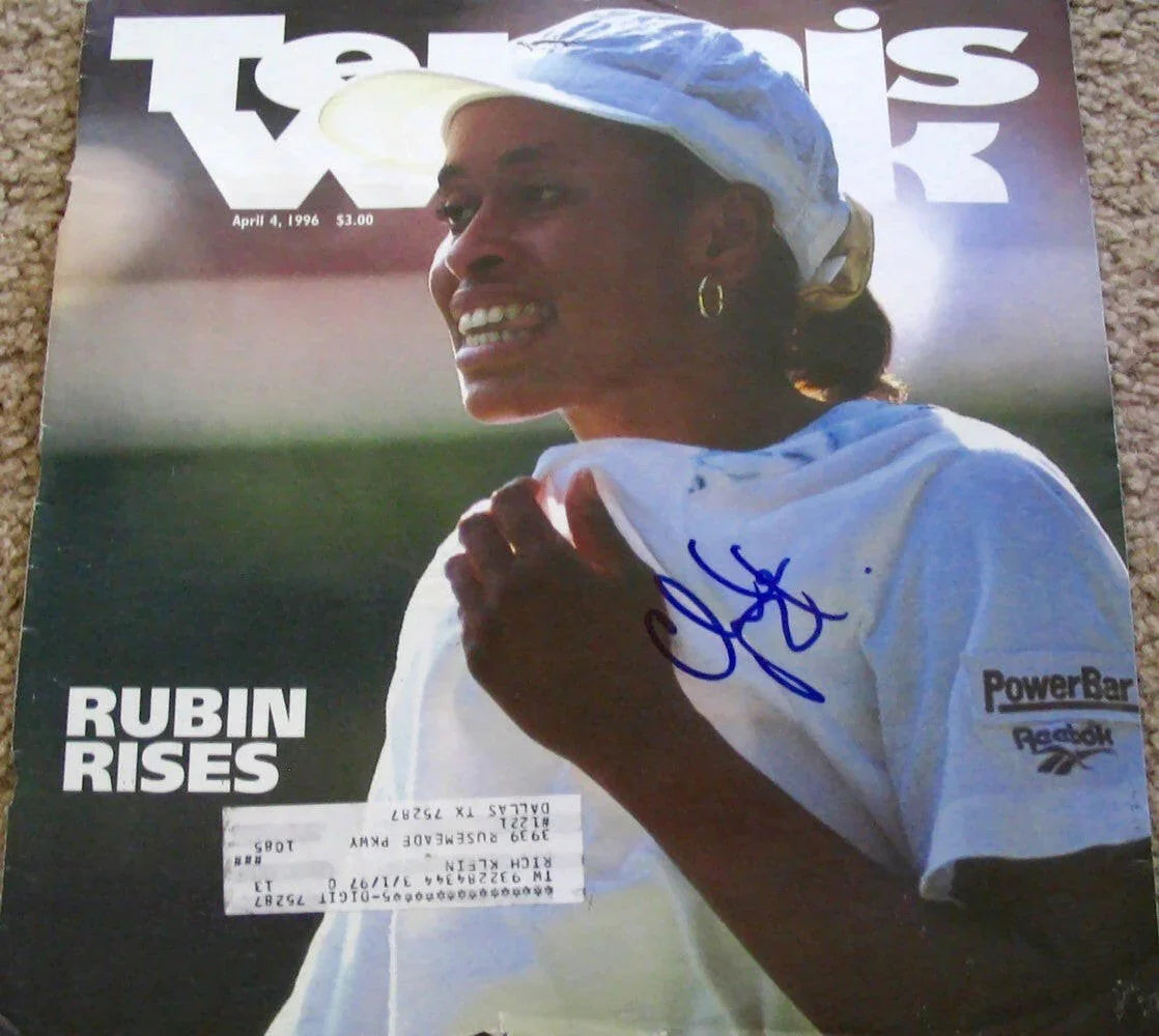 Chanda Rubin autographed 1996 Tennis Week magazine cover - AutographsForSale.com