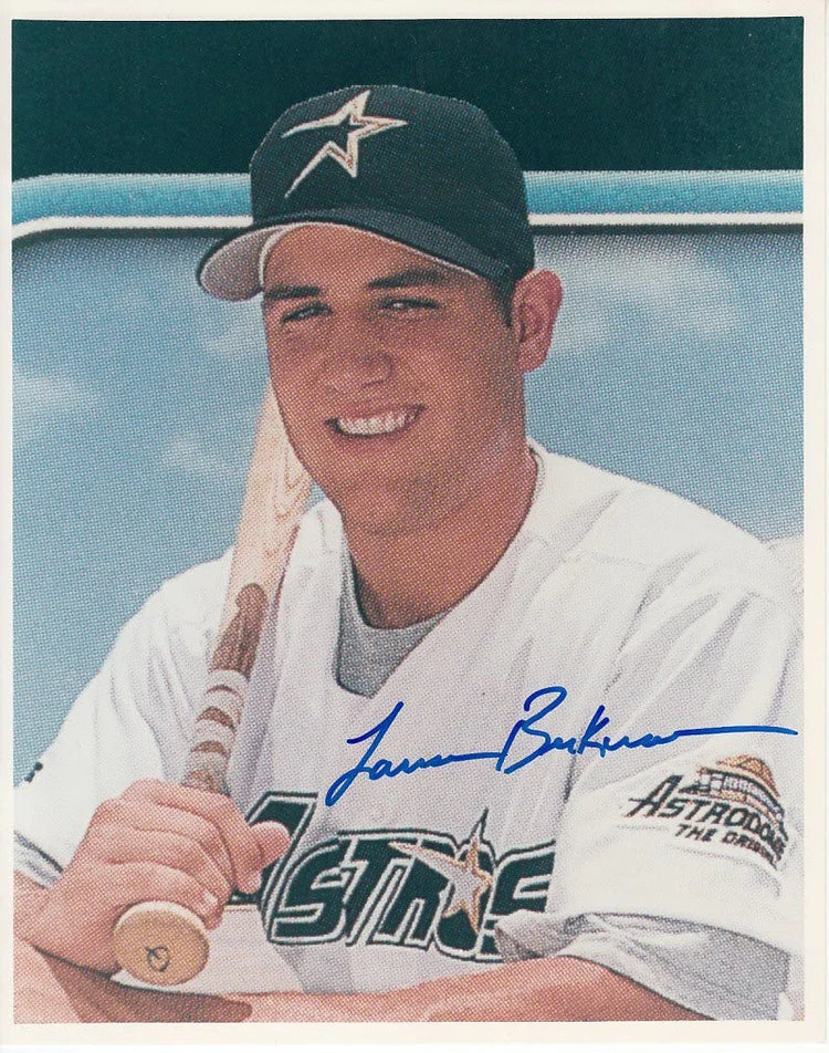 Lance Berkman signed Houston Astros 8x10 rookie season photo - AutographsForSale.com