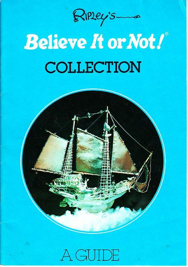 Ripleys Believe It Not Collection original 1978 Guide booklet - AutographsForSale.com