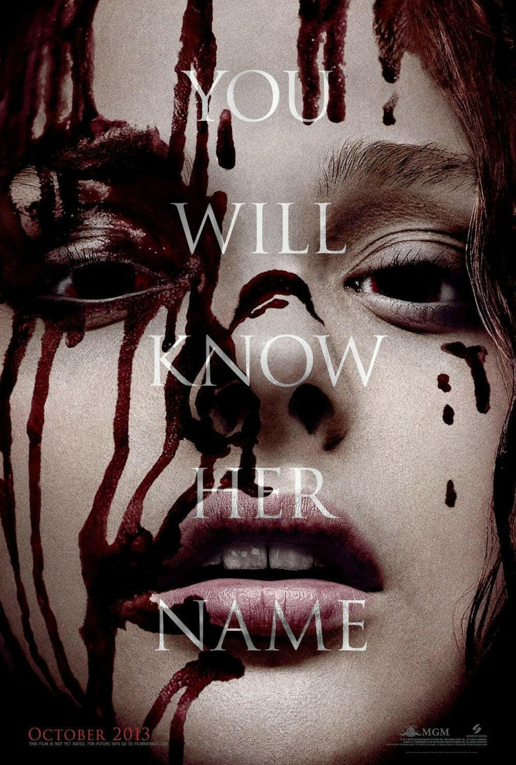 Carrie 2013 mini 11x17 movie poster Chloe Grace Moretz - AutographsForSale.com