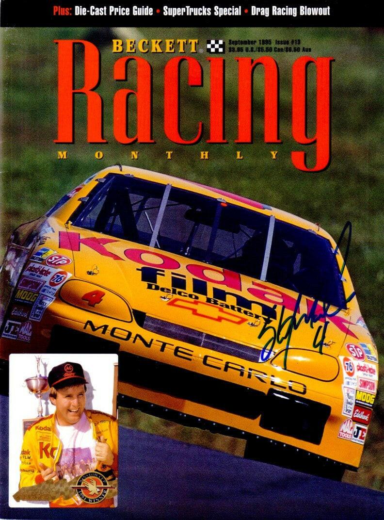 Sterling Marlin (NASCAR) signed September 1995 Beckett Racing magazine - AutographsForSale.com
