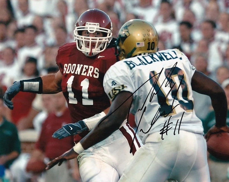 Teddy Lehman autographed Oklahoma Sooners 8x10 photo - AutographsForSale.com