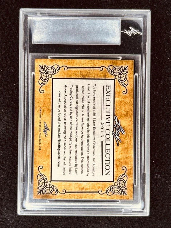 Billy Crudup 2015 Leaf Masterpiece Cut Signature certified signed card 1/1 JSA Almost Famous - AutographsForSale.com