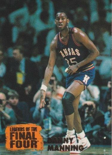 Danny Manning Kansas Jayhawks 1996 Classic Legends of Final 4 card - AutographsForSale.com