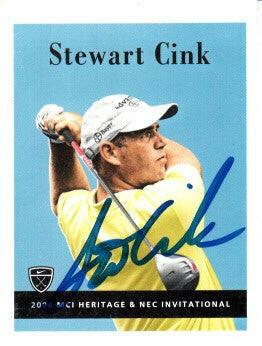 Stewart Cink autographed 2004 Nike golf card - AutographsForSale.com
