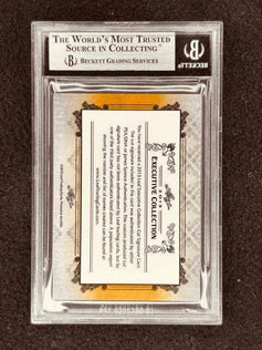 George Blanda 2013 Leaf Masterpiece Cut Signature certified signed card 1/1 JSA Raiders - AutographsForSale.com