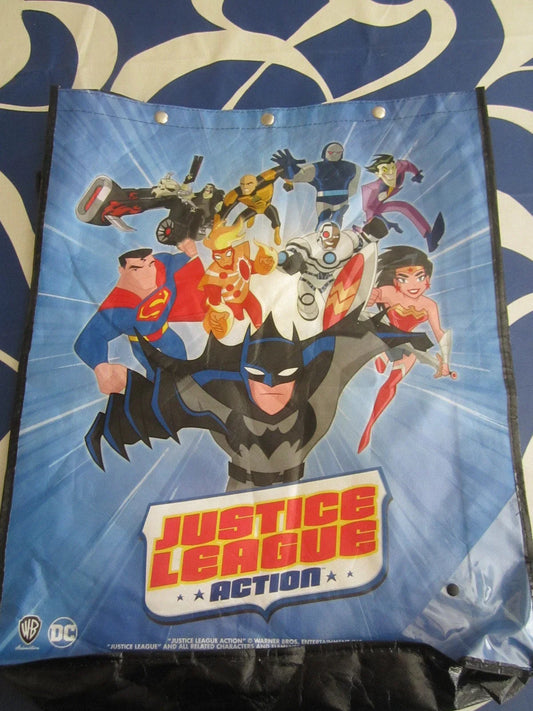 Justice League Action 2017 SDCC huge promo tote bag backpack - AutographsForSale.com