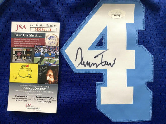 Jerry West autographed Los Angeles Lakers Adidas throwback stitched jersey JSA - AutographsForSale.com