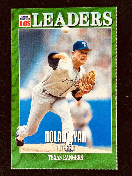 Nolan Ryan Texas Rangers 1997 SI for Kids card - AutographsForSale.com