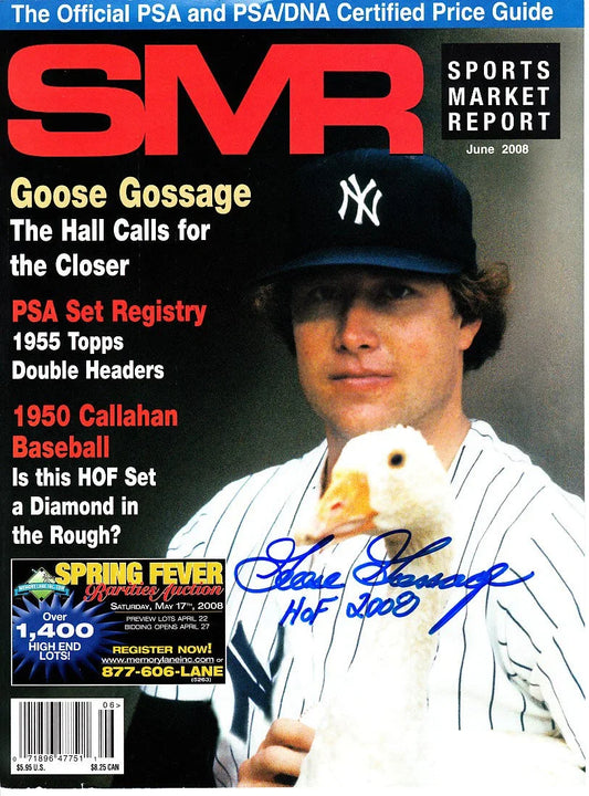 Goose Gossage autographed New York Yankees magazine cover - AutographsForSale.com