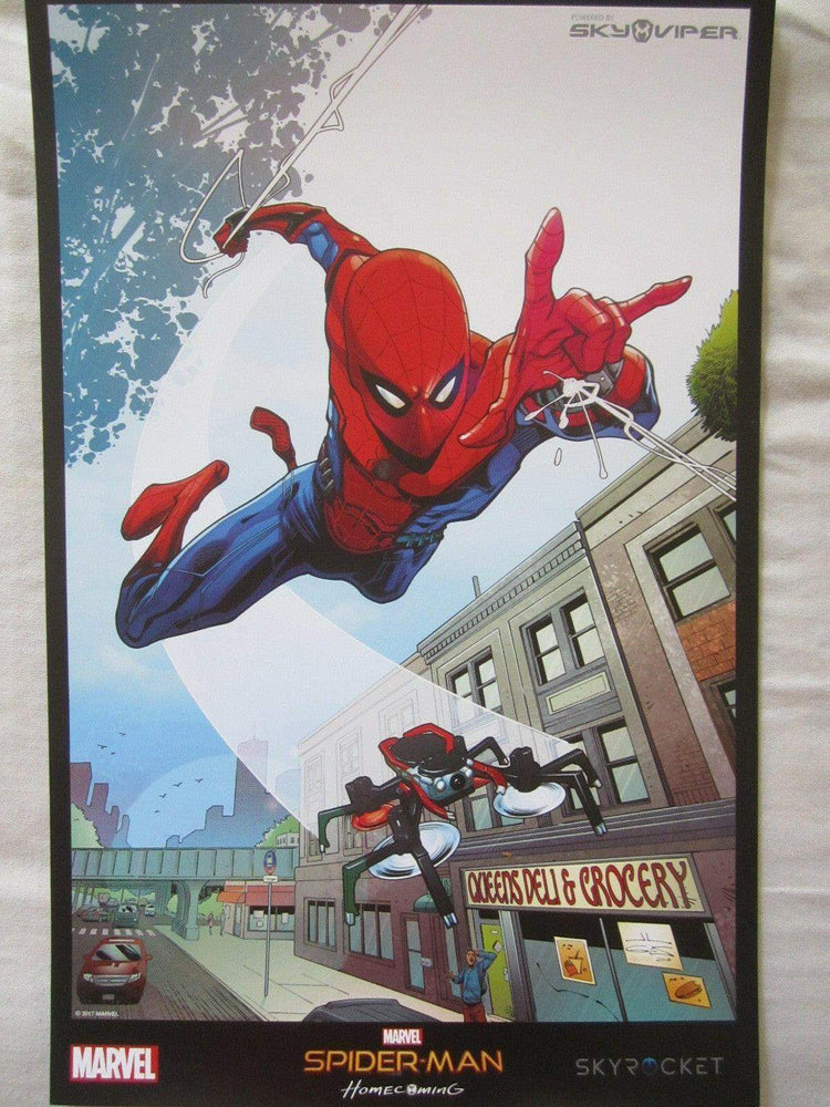 Spider-Man Homecoming movie art 2017 SDCC mini Sky Viper poster - AutographsForSale.com