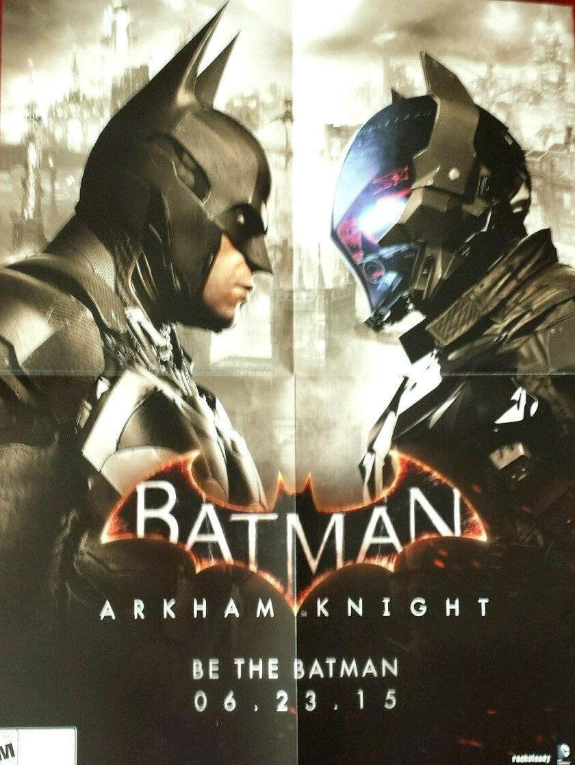 Batman Arkham Knight 2015 SDCC 2 Sided 18x24 poster - AutographsForSale.com