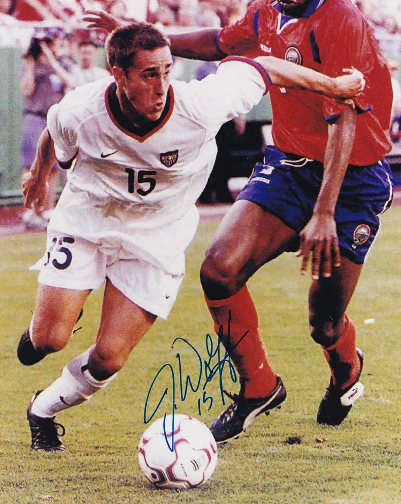 Josh Wolff autographed US Soccer 8x10 photo - AutographsForSale.com