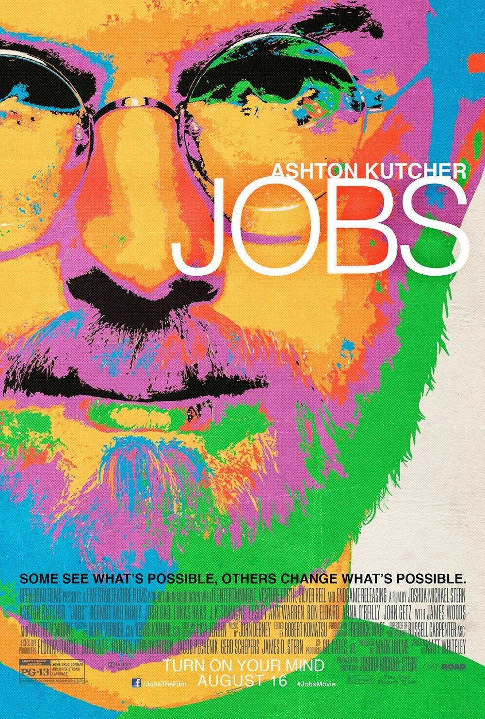 Jobs mini 11x17 movie poster Ashton Kutcher - AutographsForSale.com