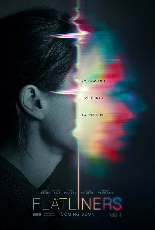 Flatliners 2017 mini movie poster (Nina Dobrev Ellen Page) - AutographsForSale.com