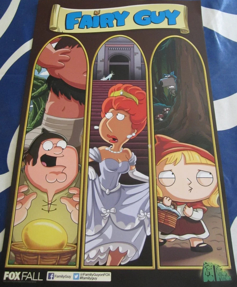 Family Guy 2013 SDCC exclusive mini poster - AutographsForSale.com