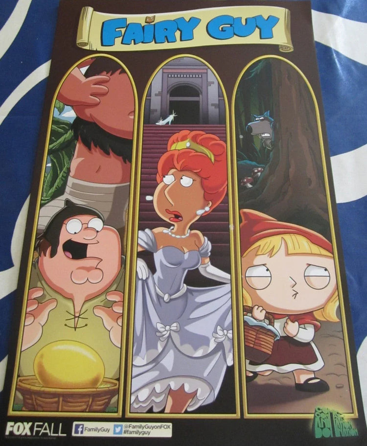 Family Guy 2013 SDCC exclusive mini poster - AutographsForSale.com