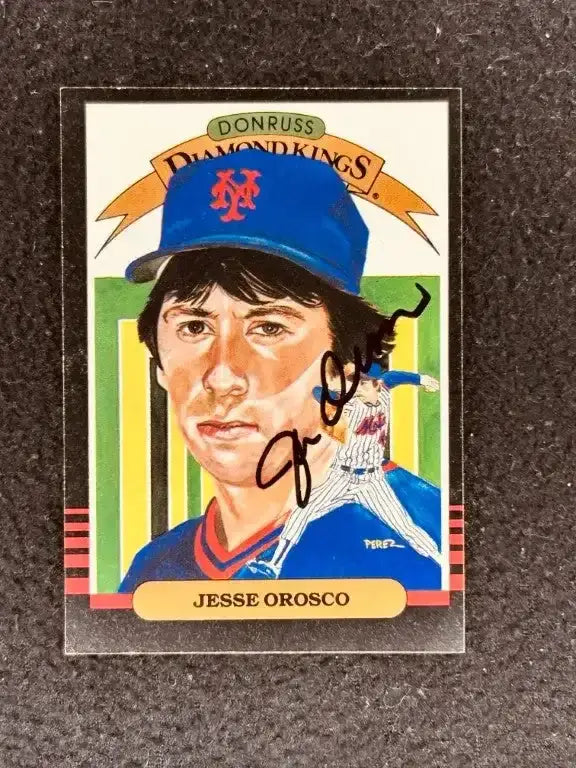 Jesse Orosco signed NY Mets 1985 Donruss Diamond King card - AutographsForSale.com